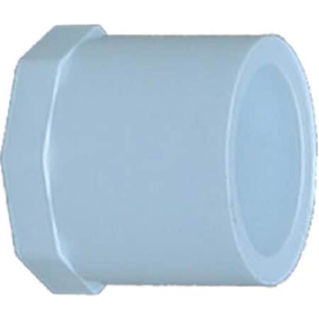 Genova 31825 0.5 in. Plug Spigot White, 10PK 198127